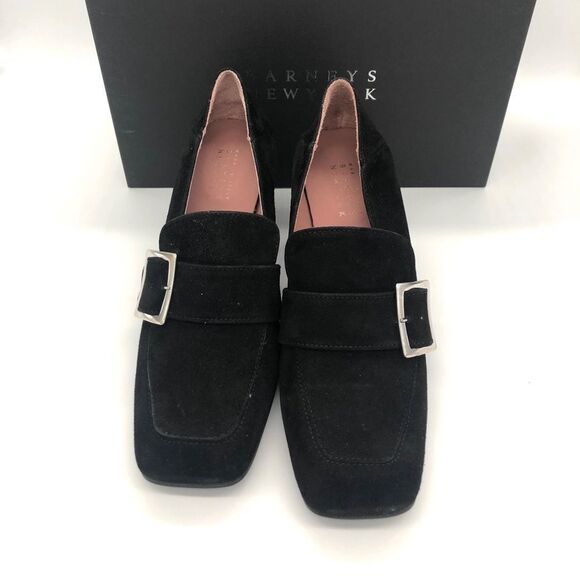 Barneys New York Black Suede w/ Buckle NWT - Picture 6 of 6